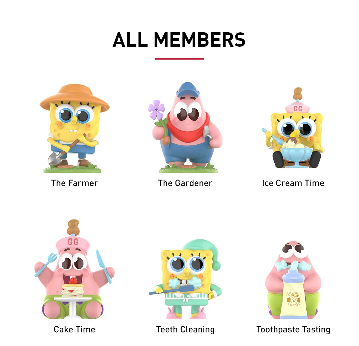 Spongebob – Pop Mart Best Friends Series Figures - Blindbox