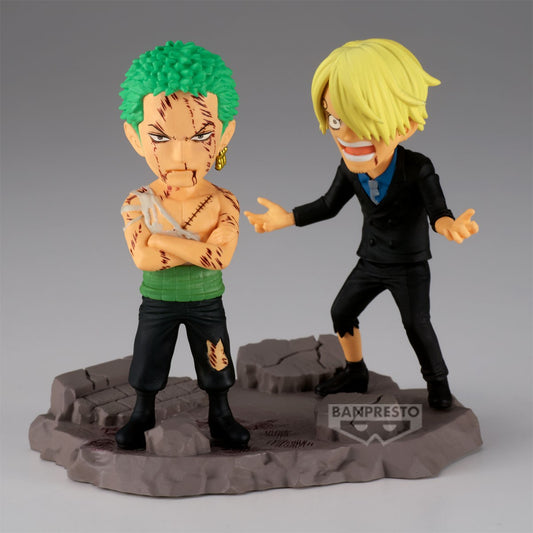 One Piece – WCF Log Stories – Roronoa Zoro & Sanji "…Nothing…At All!!!!" Figurenset
