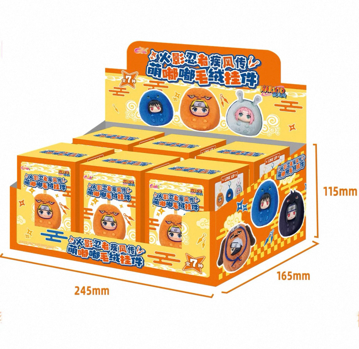 Naruto – Top Toy Mingdudu Plush Keychain - Blindbox