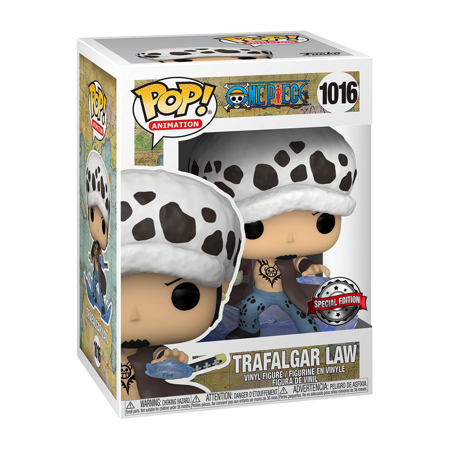 One Piece - Funko POP! - Trafalgar Law #1016 CHASE-Chance
