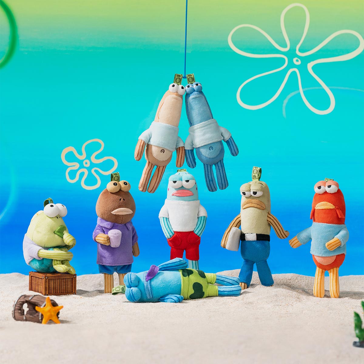 SpongeBob – POP MART Bikini Bottom Buddies Whimsical Plush – Blindbox