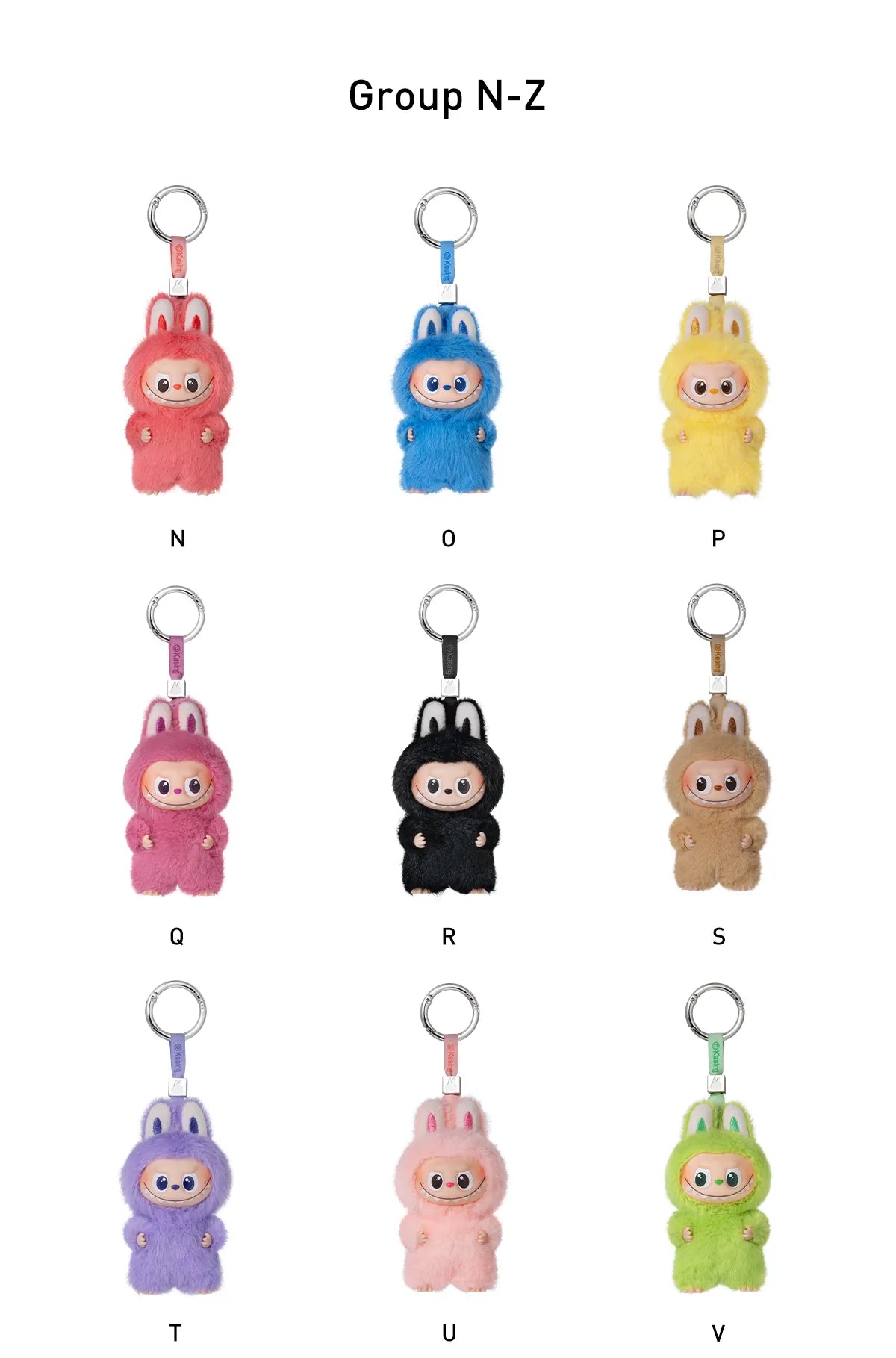 Pop Mart THE MONSTERS PIN FOR LOVE SERIES - Vinyl Plush Pendant (N-Z) - Blindbox