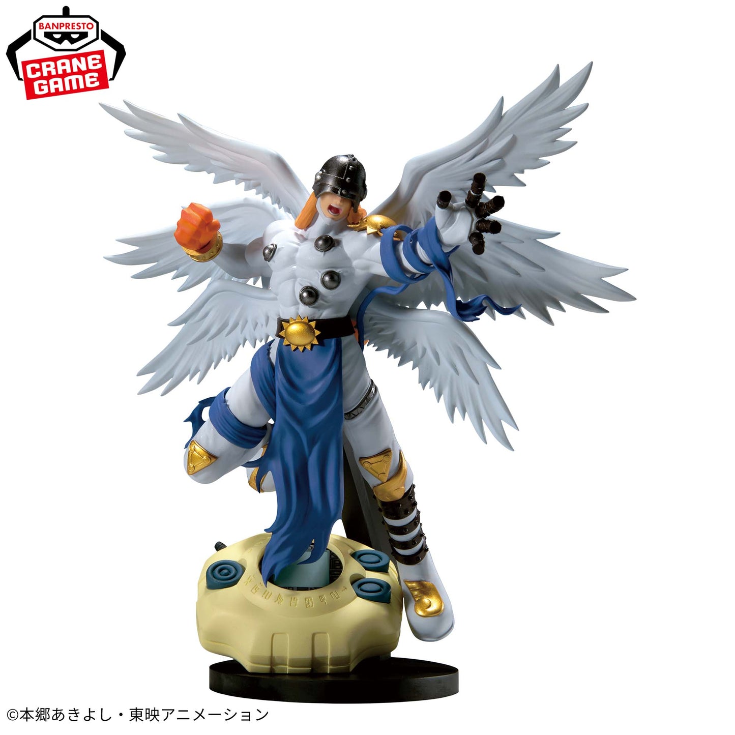 Digimon Adventure Digivice Stand Angemon Figur Detailansicht