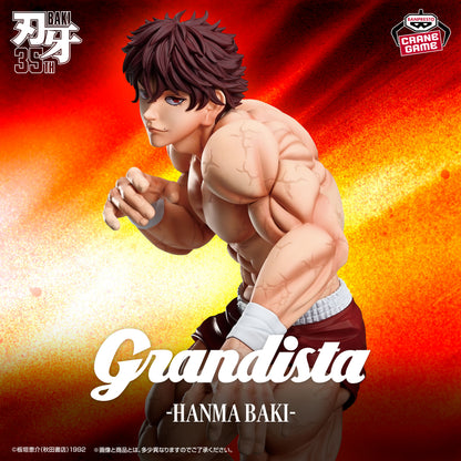Baki Grandista Hanma Baki Figur ca. 25 cm von Banpresto