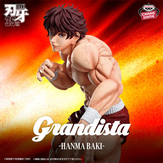 Baki Grandista Hanma Baki Figur ca. 25 cm von Banpresto