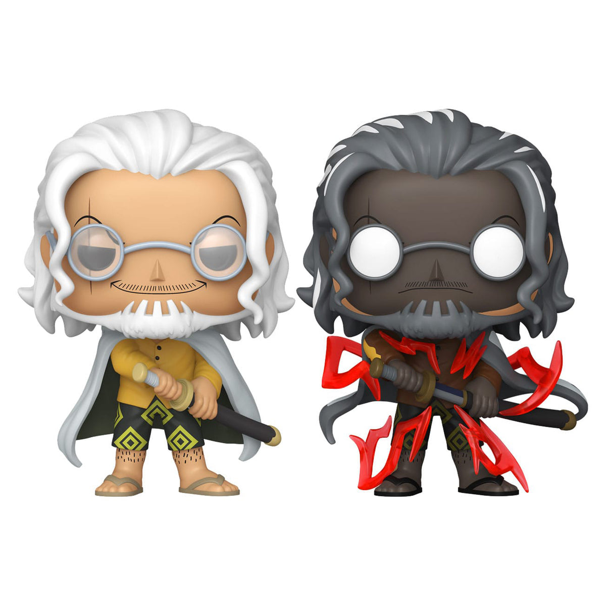 One Piece – Funko POP! – Silvers Rayleigh #2150 Chase Bundle