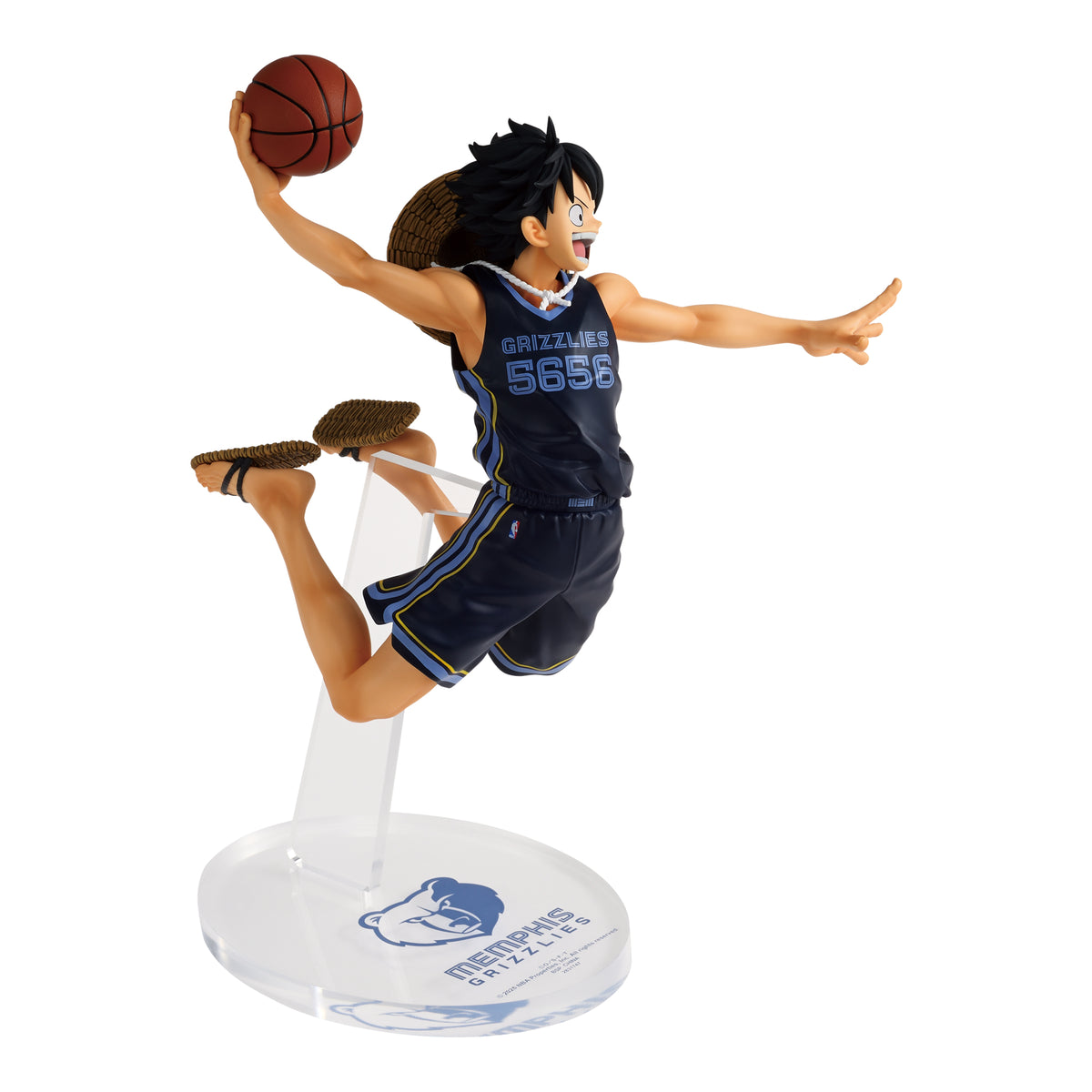 One Piece x NBA – Master Stars Piece – The Monkey D. Luffy Figur [MEMPHIS GRIZZLIES]