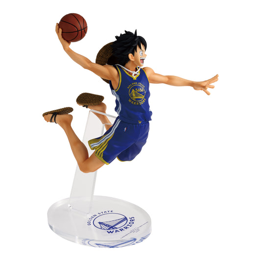 One Piece x NBA – Master Stars Piece – The Monkey D. Luffy Figur [GOLDEN STATE WARRIORS]