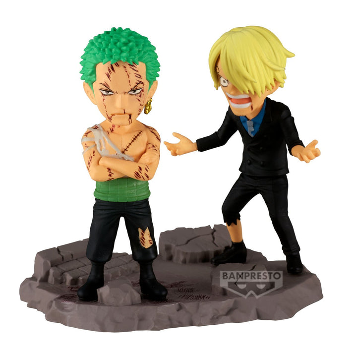 One Piece – WCF Log Stories – Roronoa Zoro & Sanji "…Nothing…At All!!!!" Figurenset