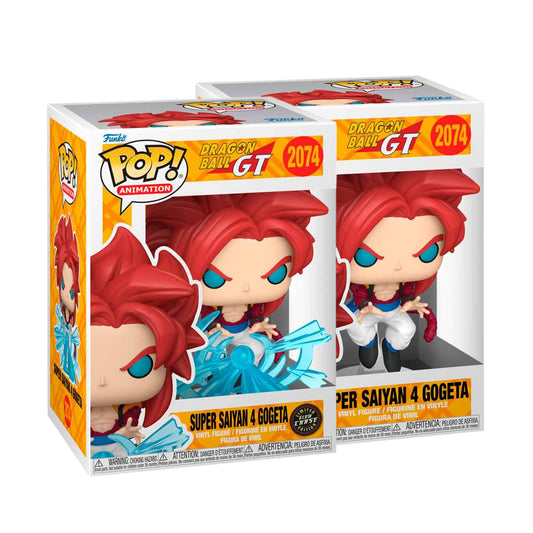 Dragonball GT - Funko POP! - SSJ4 Gogeta #2074 CHASE Bundle