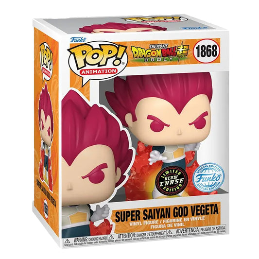 Dragon Ball Super - Funko POP! - Super Saiyajin Gott Vegeta #1868 CHASE-Chance