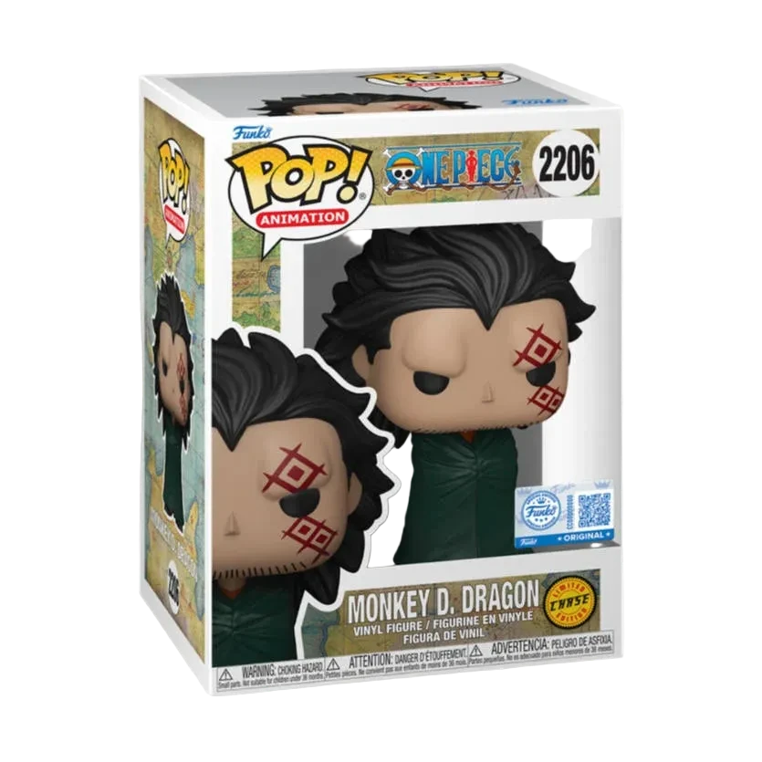 One Piece – Funko POP! – Monkey D. Dragon #2206 Chase Bundle