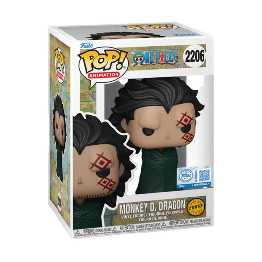 One Piece – Funko POP! – Monkey D. Dragon #2206 Chase Bundle