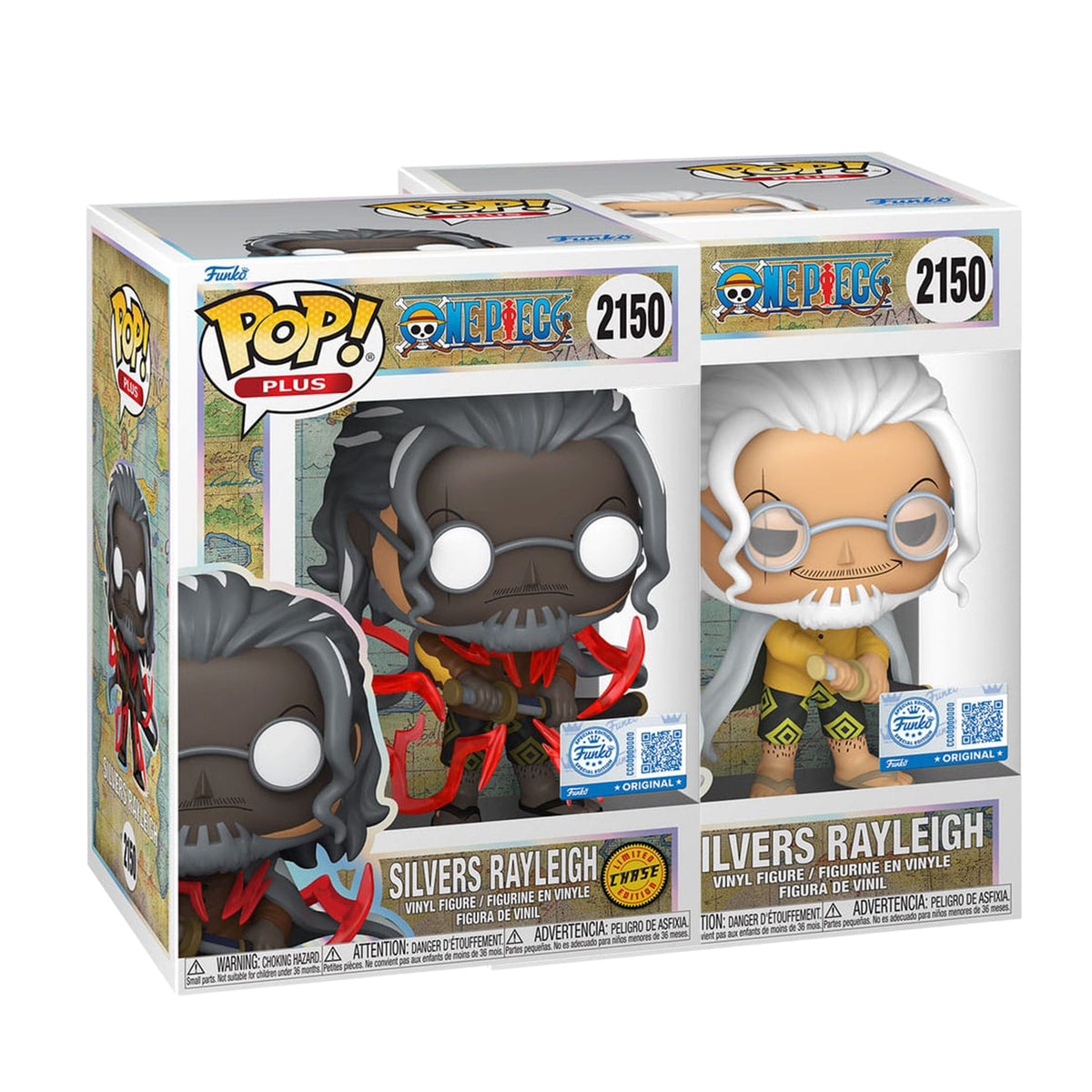 One Piece – Funko POP! – Silvers Rayleigh #2150 Chase Bundle