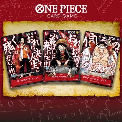 One Piece Card Game – Saikyo Jump 5/2026 – Top Strong Pack (Luffy × Ace × Newgate) – JP Promo