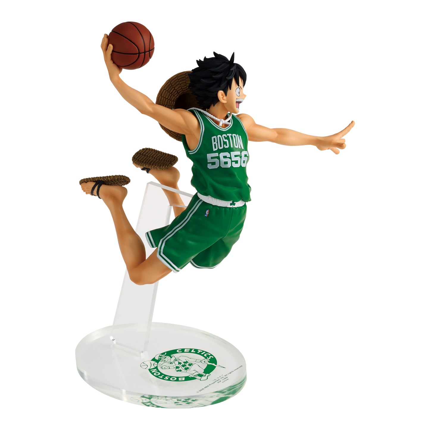 One Piece x NBA – Master Stars Piece – The Monkey D. Luffy Figur [BOSTON CELTICS]