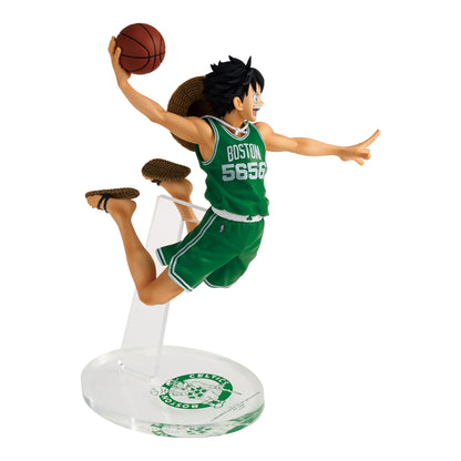 One Piece x NBA – Master Stars Piece – The Monkey D. Luffy Figur [BOSTON CELTICS]