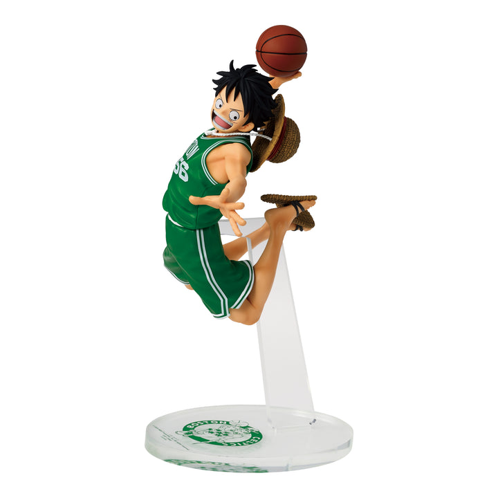 One Piece x NBA – Master Stars Piece – The Monkey D. Luffy Figur [BOSTON CELTICS]