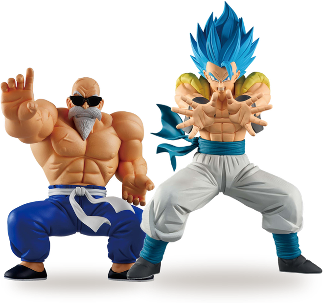 Dragon Ball Figuren Muten Roshi und Gogeta