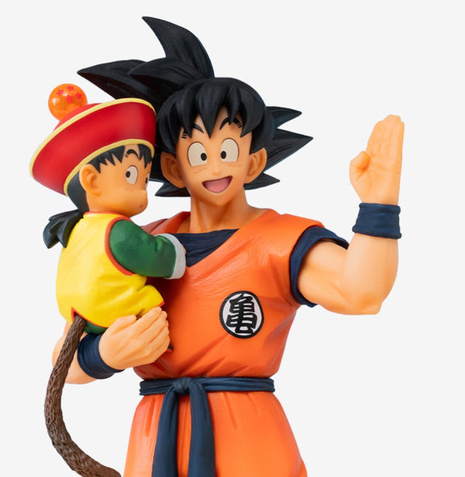 Ichiban Kuji Figur Son Goku mit Son Gohan