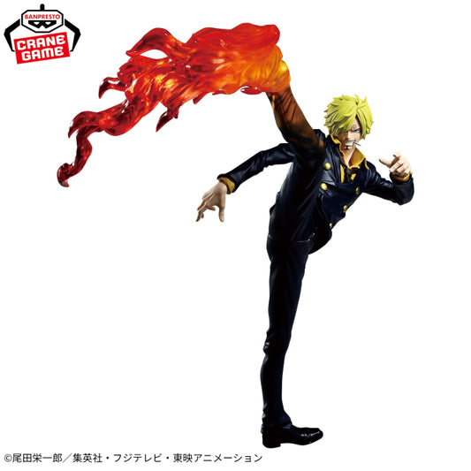 One Piece MAXIMATIC PLUS Sanji Figur – Rück- und Seitenansicht